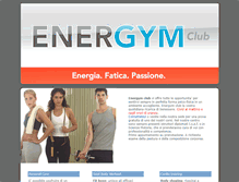 Tablet Screenshot of energym-club.it